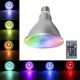20W AC85-265V PAR30 E27 RGB color changing LED Bulb Light Spotlight IR Remote Control with Memory Function